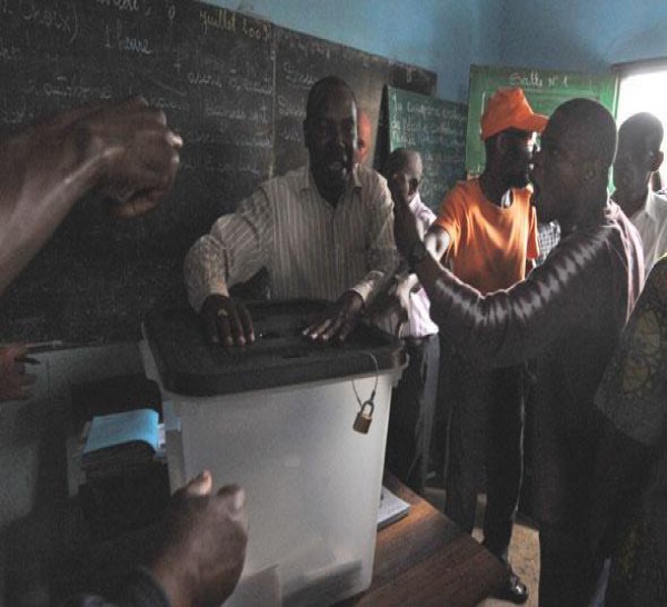 L'encre pose problème à Libreville, nous signale-t-on à l'instant