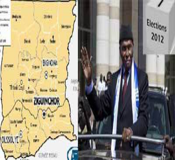 Me Wade en tête dans la région de Ziguinchor avec 49,06%