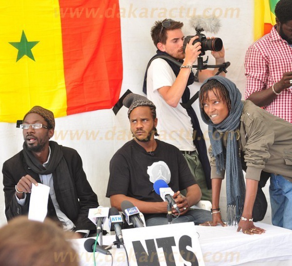 Regardez les images de la conférence de presse de "Y en a marre"