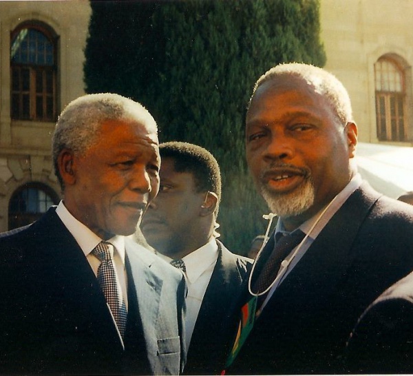 Le "Mandela sénégalais" en compagnie de son homonyme