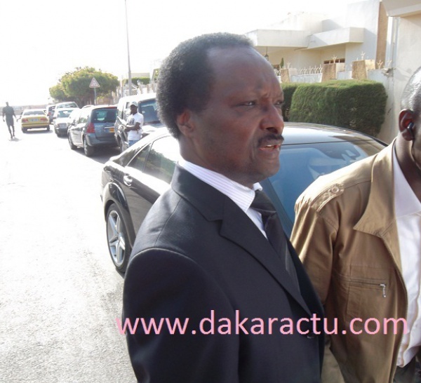 Baba Diao arrive chez le président de la République