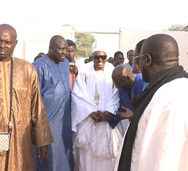 (IMAGES) Magal de Mbacké Kajoor/ Cheikh Bass en visite de courtoisie chez la famille de Serigne Sidy Mokhtar