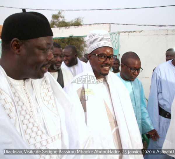 (Images) GAMOU DE DIACKSAO / Cheikh Bass Abdou Khadre Mbacké porteur d'un message du Khalife de Touba, parrain de l'édition 2020