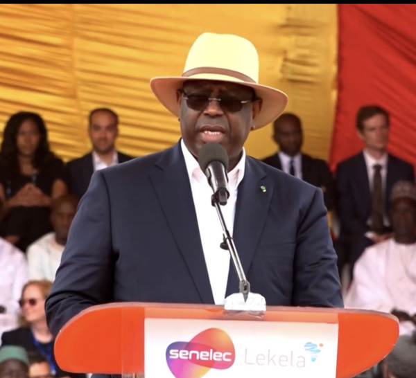 Inauguration Parc éolien de Taïba Ndiaye / Président Macky Sall : « Le Sénégal émergent, c'est le Sénégal qui carbure, poussé dans son élan par un mix énergétique… »