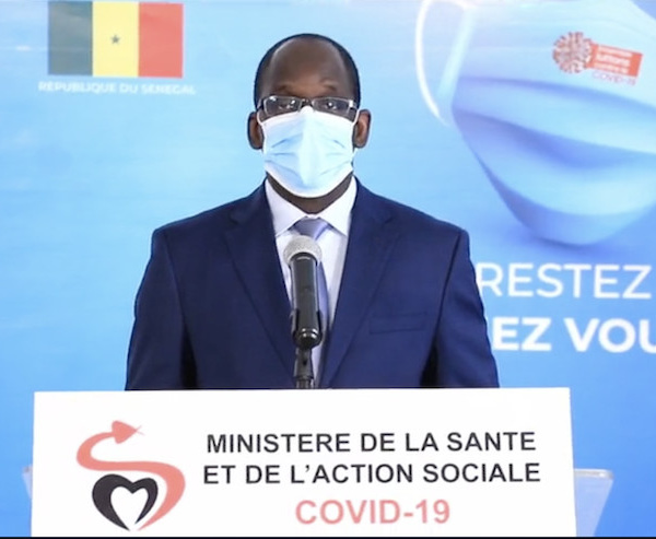 Abdoulaye Diouf Sarr, ministre de la Santé : « L'épidémie ne faiblit pas.  Le nombre de cas de Covid-19 est passé de 190 à 1114 entre le 2 Avril et le 2 mai »