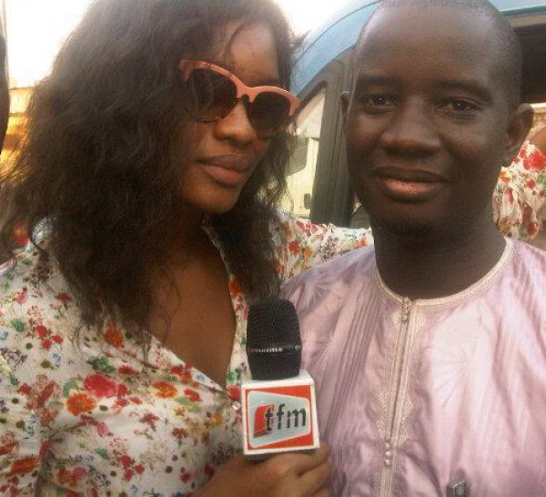 Ndéye Ndack en tournage de «Dakar ne dort Pas» à Libreville (Gabon)