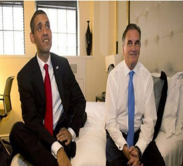Croiser les sosies d'Obama et de Romney à New York