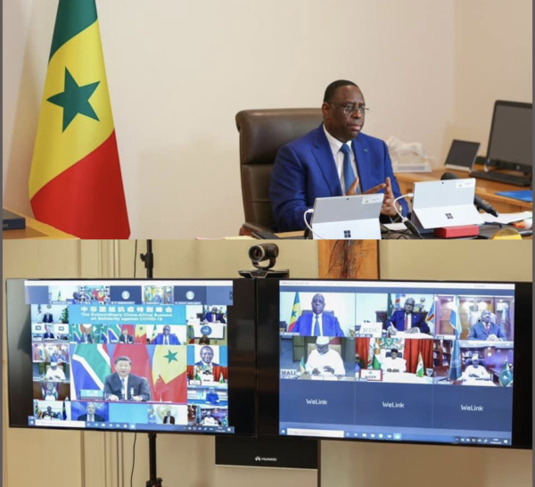 Chine-Afrique : L'essentiel du discours du président Macky Sall sur la solidarité contre la Covid-19.