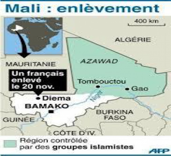 MALI : l'enlèvement confirmé d'un français aux portes du Sénégal