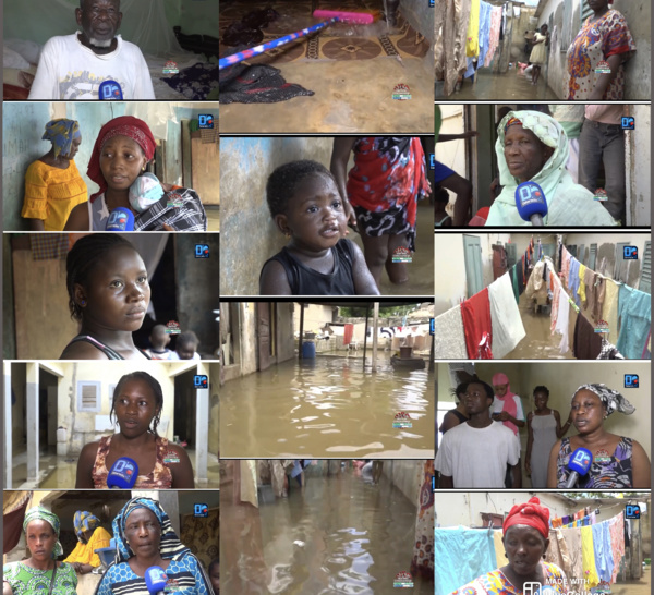 Conséquences désastreuses des inondations : Des familles "délogées" par les eaux ne savent plus à quel saint se vouer...