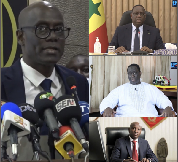 Gestion des ressources naturelles : Thierno Alassane Sall mouille Aliou Sall, Aly Ngouille Ndiaye et le président Macky Sall.