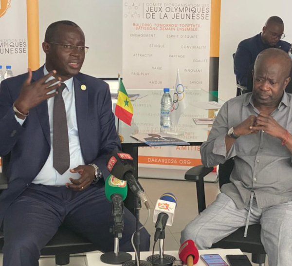 Présidence de la CAF : Augustin Senghor s'est entretenu avec le président du CNOSS, Mamadou Diagna Ndiaye.