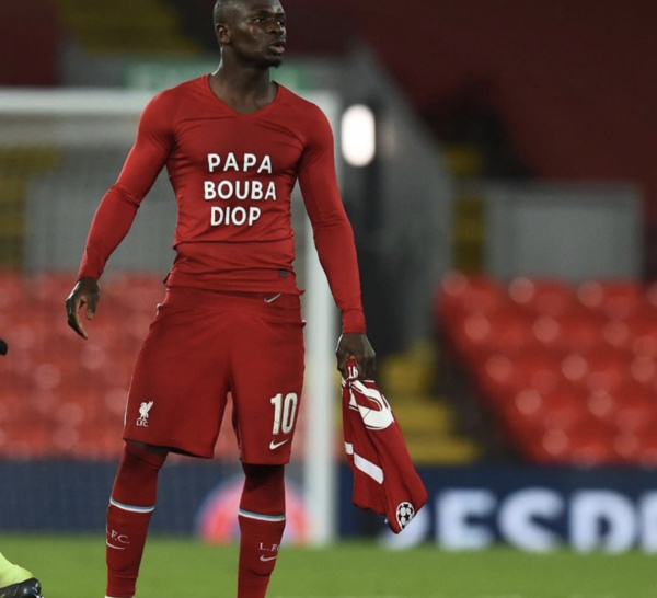 Ligue des Champions : Liverpool en 8es de finale, Sadio Mané rend hommage à Pape Bouba Diop.