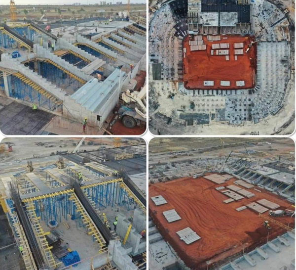 Infrastructures sportives : Focus sur les travaux de construction du stade du Sénégal (Photos)