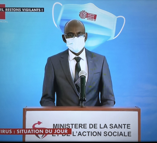 SÉNÉGAL : 70 nouveaux cas testés positifs au coronavirus, 84 nouveaux guéris, aucun nouveau décès et 20 cas graves en réanimation.