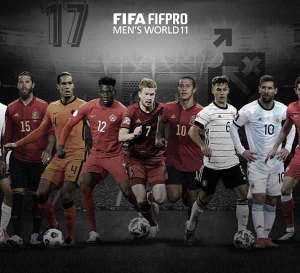 FIFA The Best 2020 : Le onze type sans Sadio Mané ni Manuel Neuer, CR7 et Messi avec Lewandowski.