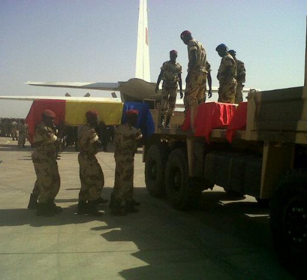 Corps des soldats tchadiens tués par les Djihadistes au nord Mali