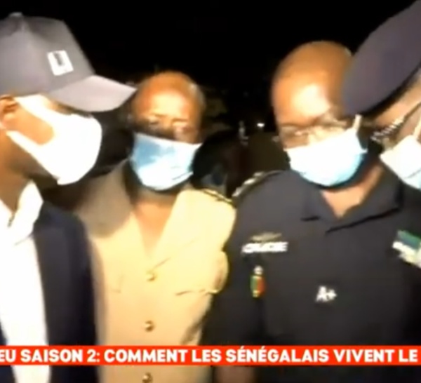 Couvre-Feu à Dakar : Le ministre Antoine Felix Diome à la rencontre des policiers sur le terrain