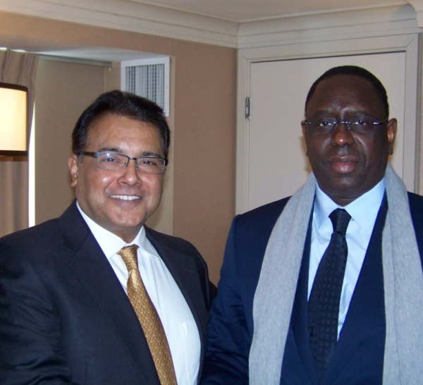 A Boston, le Président de la République a reçu Praveen Khilnani Directeur des Operations TETRA WORLDWIDE LLC