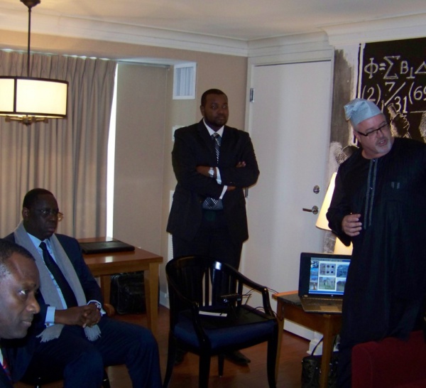 Le Président Macky Sall à Boston avec ses invités