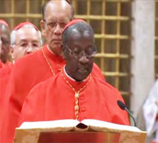 Le cardinal Sarr a prêté serment dans la chapelle Sixtine, selon l'archidiocèse de Dakar