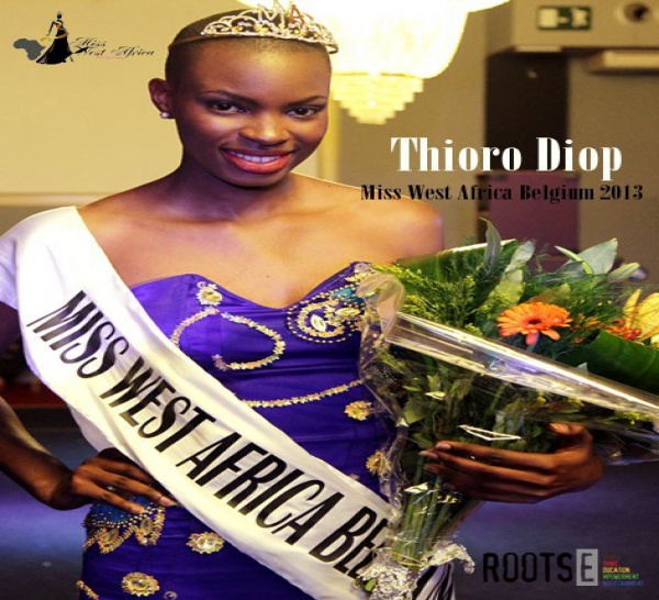 Voici Thioro Diop, la Miss West Africa Belgium 2013