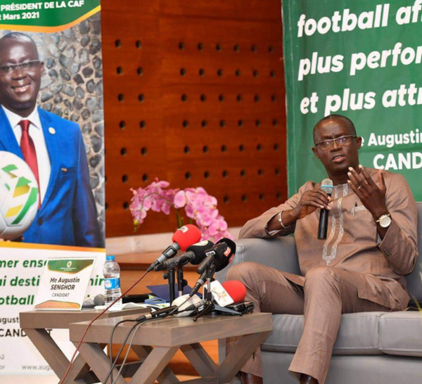 Augustin Senghor après la validation de sa candidature par la FIFA : « Serein et confiant dans la victoire finale »