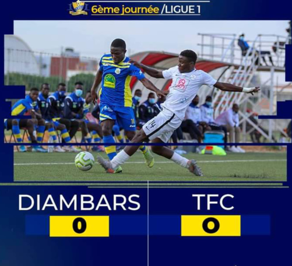 Ligue 1 / 6e journée : Nul blanc entre Diambars et Teungueth FC, Génération Foot se relance, Niary Tally bon dernier…