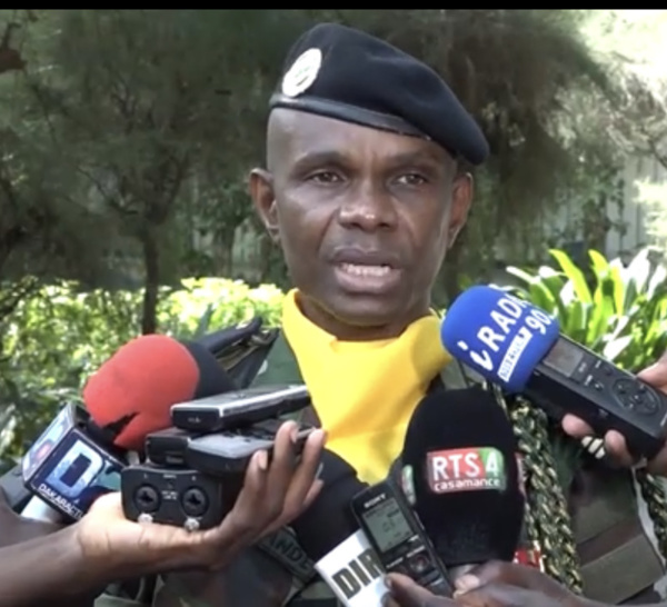 Casamance / Le Colonel Souleymane Kandé explique la mission de ratissage dans le Balantacounda.
