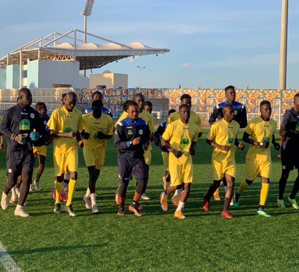 Ligue des champions CAF / Phase de groupes : Teungueth FC s’est entraîné sur la pelouse du stade Radès de Tunis, Dabo aux aguets...