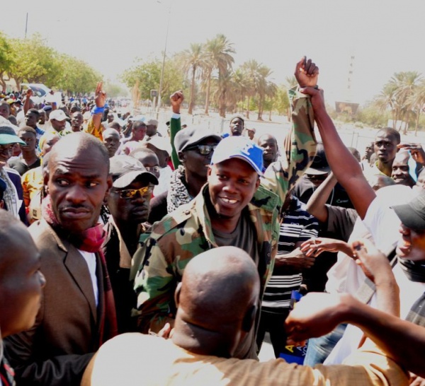 Mamadou Lamine Massaly et Bara Gaye, accueillis en héros à la marche des libéraux