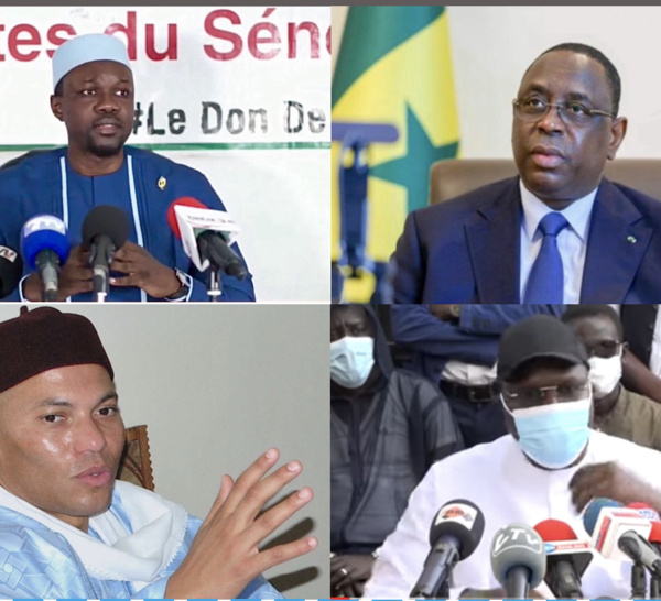 Bipolarisme Macky / Ousmane Sonko : la remise en « selle » de Karim Wade et Khalifa Sall et la création d’un front Républicain sérieusement envisagés pour contrer la montée des ultras.