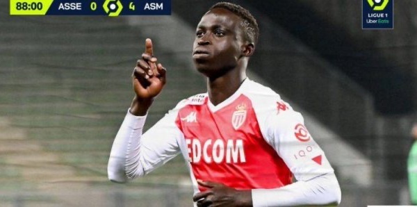Ligue 1 / Monaco : Krépin Diatta a inscrit son premier but sous ses nouvelles couleurs.