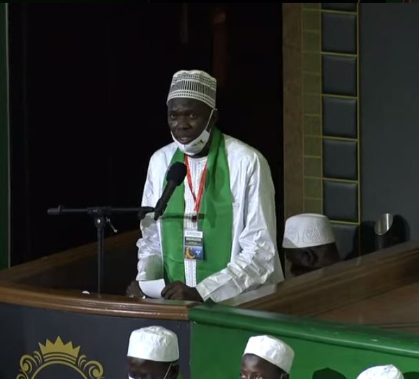 Grand Prix récital Coran Senico 2021: Le discours du représentant du président de la Fédération nationale des associations de maîtres coraniques
