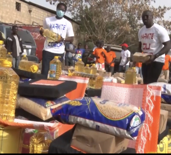 Cité Darou Salam 2 : Des produits de première nécessité distribués à la population par « Marmite du Cœur ».