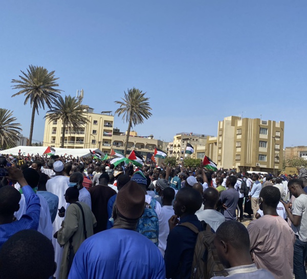 Mobilisation pour la cause palestinienne: des milliers de sénégalais ont répondu à l'appel.