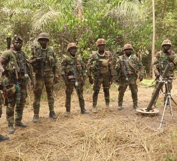 Assaut contre les bases du MFDC à Niassya : L’armée liste le bilan des saisies et annonce l’ouverture de la boucle de Kaguitt-Toubacouta.
