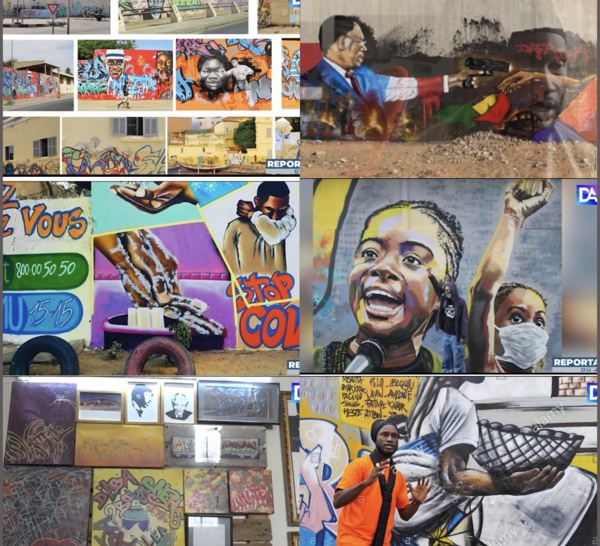 Graffiti au Sénégal : Ces "recrues" de la propreté méconnues, devenues éducateurs, thérapeutes et auxiliaires de la société.