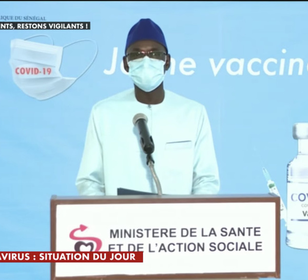 SÉNÉGAL : 6 nouveaux cas testés positifs au coronavirus, 5 nouveaux guéris, 1 nouveau décès et 6 cas graves en réanimation.