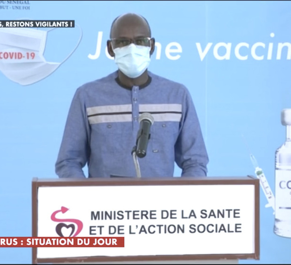 SÉNÉGAL : 11 nouveaux cas testés positifs au coronavirus, 3 nouveaux guéris, 1 nouveau décès et 3 cas graves en réanimation.