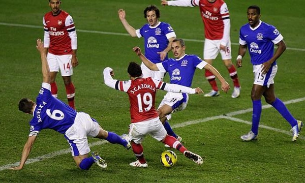 Face à Everton, Arsenal rate le décollage