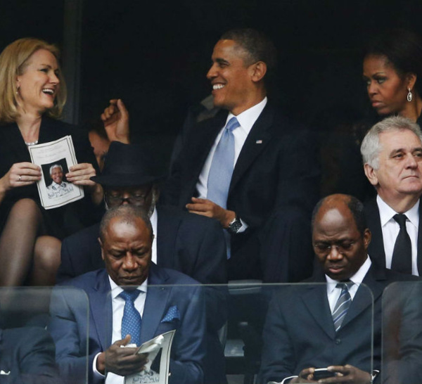 Michelle et Barack Obama : un couple en crise aux obsèques de Mandela
