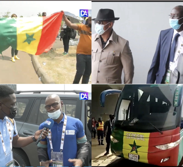 Stade Kouekong (Bafoussam) : Revivez l'ambiance d'avant-match et l'arrivée des Lions (SNG - ZIM)