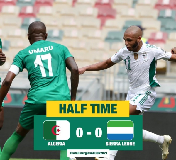 CAN 2022 : L'Algérie accrochée d'entrée par la Sierra Leone, l'Égypte battu par le Nigeria...