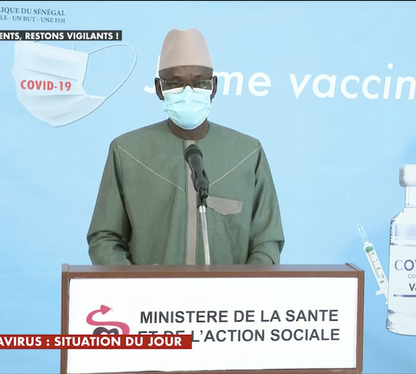 SÉNÉGAL : 604 nouveaux cas testés positifs au coronavirus, 212 nouveaux guéris, aucun nouveau décès et 8 cas graves en réanimation.