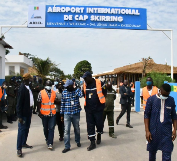 DOUDOU KA EN VISITE A L’AEROPORT DE CAP SKIRRING : « Nous allons maintenir le cap de la qualité »