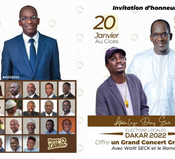 Locales 2022: Grand concert gratuit au Cices avec Wally Seck ce Jeudi 20 Janvier