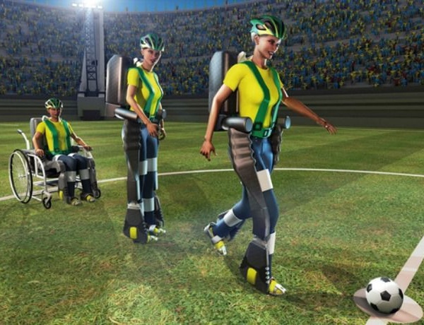 Mondial brésilien : Le coup d'envoi  sera donné par un exosquelette