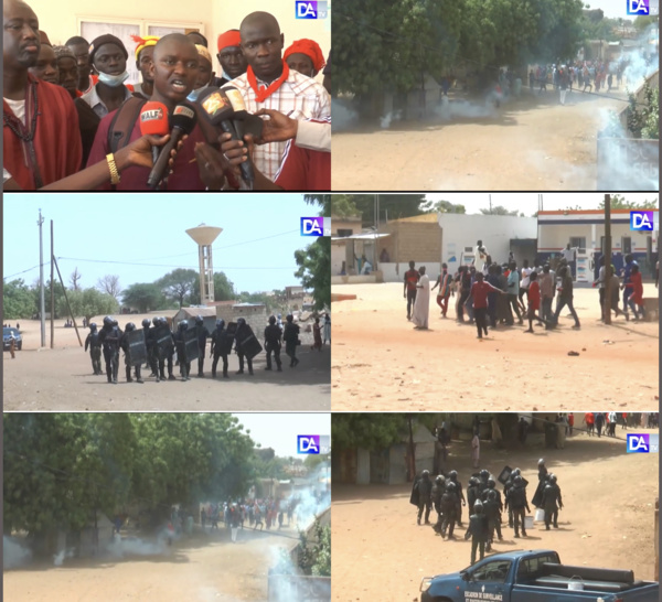 GROGNE À SADIO / Les gendarmes dispersent une marche des jeunes contre Aquatech à coups de grenades lacrymogènes.