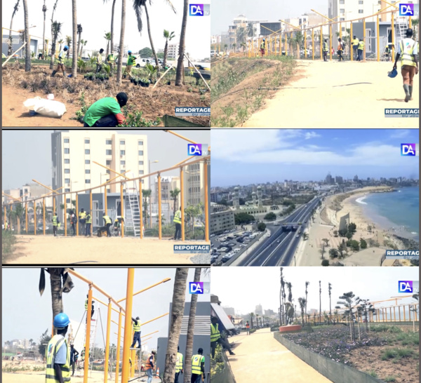Corniche Ouest / De nouveaux espaces de jeux en cours d'installation … les riverains interpellent sur l'entretien et le suivi.
